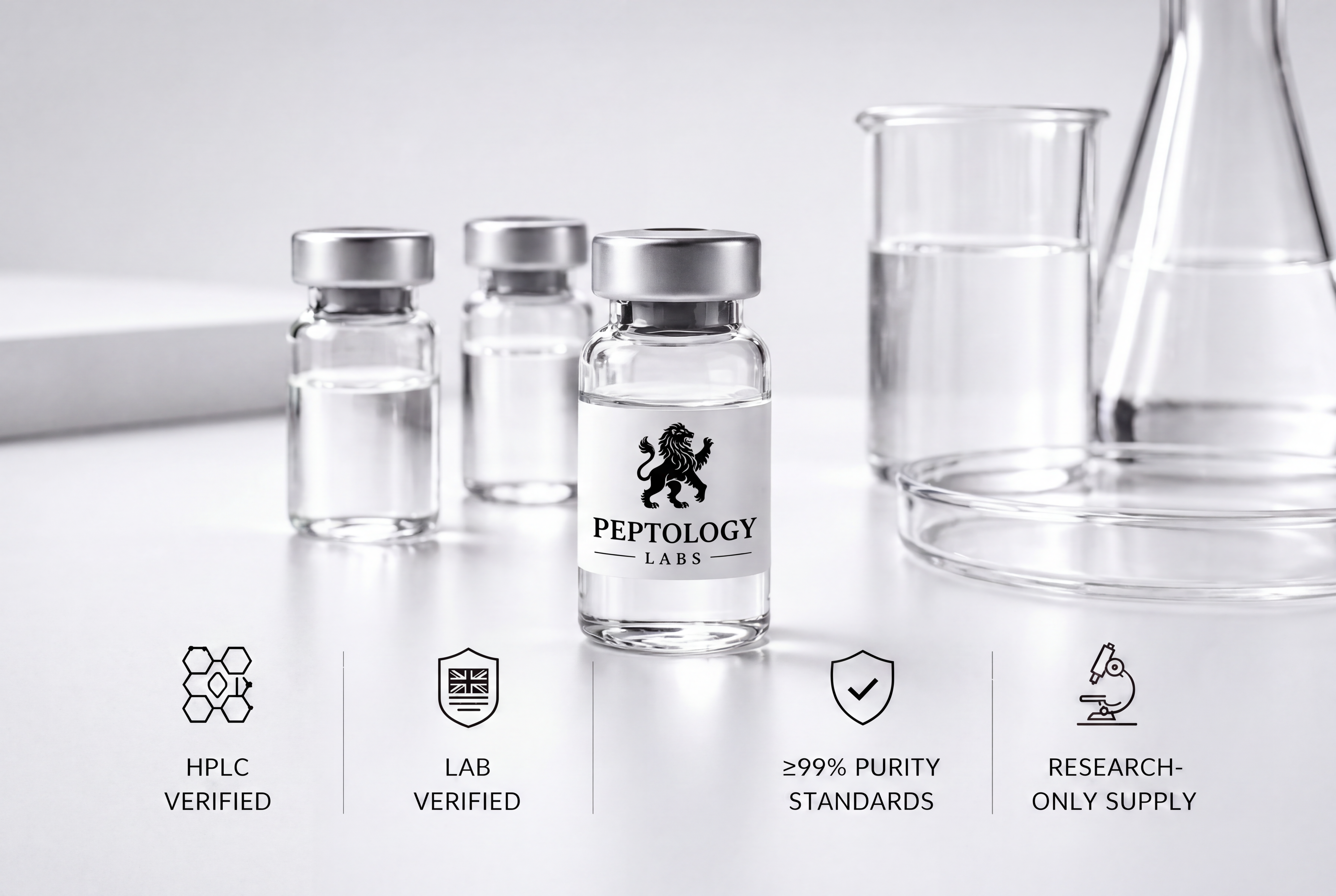 Peptology Labs research supply visual