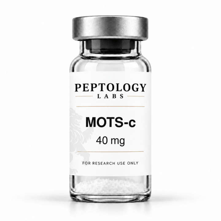 MOTS-c vial labeled 40 mg